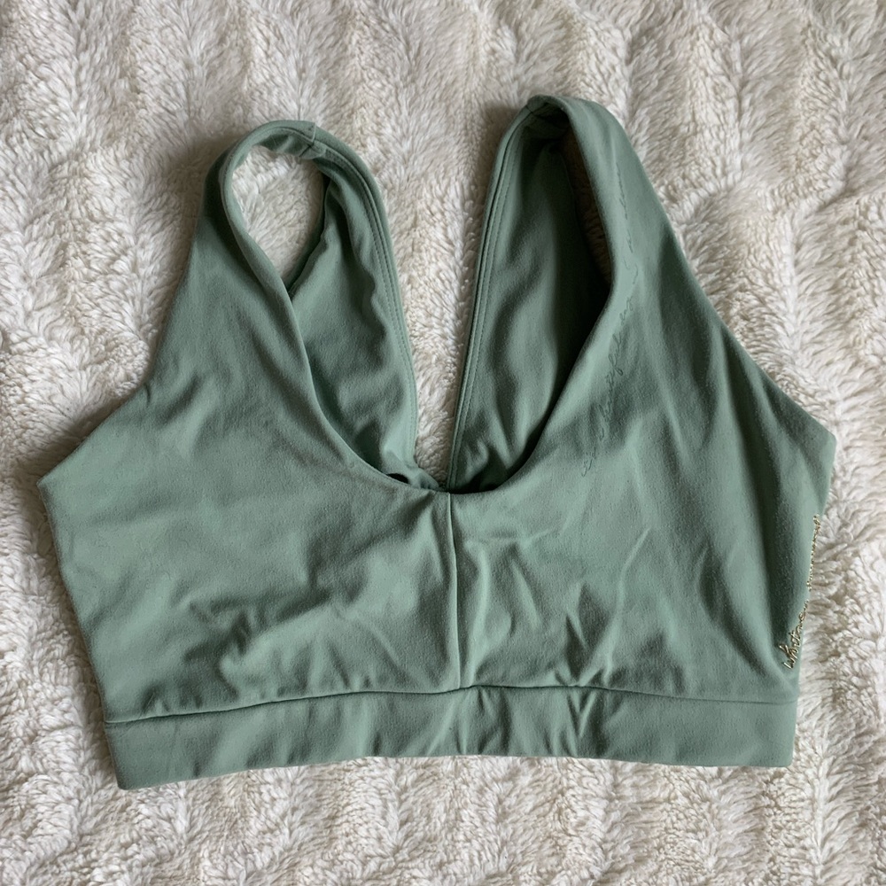 Gymshark Whitney Simmons Moss Green Sports Bra Size Small